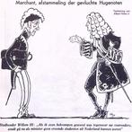 Spotprent over Marchant en Willem III (lijst optie, Lithos), Verzenden