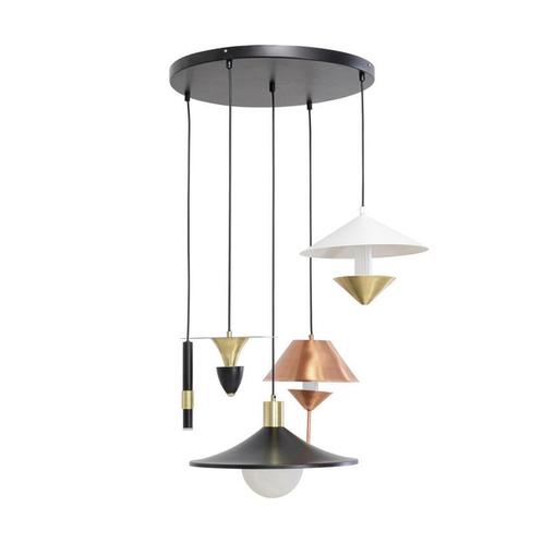 *WOONWINKEL* Kare Design Cappelli Ronde Hanglamp Retro, Huis en Inrichting, Lampen | Hanglampen, Nieuw, Verzenden