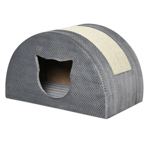 TRUUSK Kattengrot Met Krabplank Kattenbed Krabhuis Kattenhui, Dieren en Toebehoren, Katten-accessoires, Nieuw, Verzenden