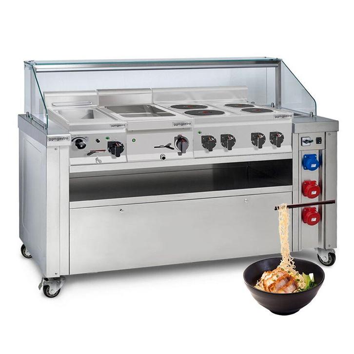 GGM Gastro | Mobiel Kookstation - 1600x850mm - Hoogte: |, Zakelijke goederen, Horeca | Keukenapparatuur, Overige typen, Verzenden