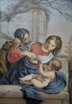 Scuola emiliana (XVIII) - Madonna con Bambino e San Giuseppe, Antiek en Kunst, Kunst | Schilderijen | Klassiek