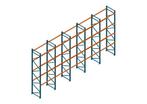 Voordeelrij Nedcon Palletstelling 5000x9725x1100mm hxbxd