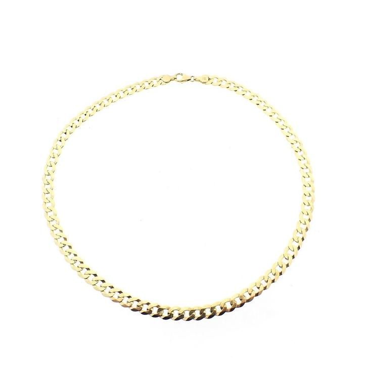 8 karaat FBM gourmet schakelketting., Sieraden, Tassen en Uiterlijk, Kettingen, Overige kleuren, Gebruikt, Goud, Ophalen of Verzenden