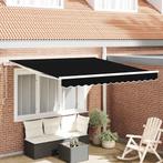 vidaXL Inklapbaar Zonnescherm 350 x 250 cm Zwart, Tuin en Terras, Zonneschermen, Verzenden, Nieuw