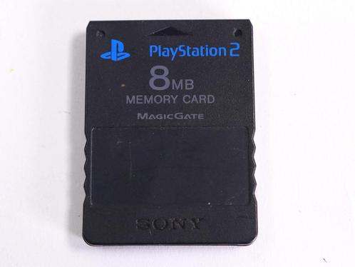 Playstation 2 - 8 MB Memory Card  - Origineel (Zwart), Spelcomputers en Games, Games | Sony PlayStation 2, Ophalen of Verzenden