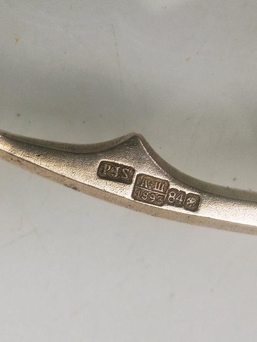 Lepel - .875 (84 Zolotniki) zilver - Imperiale lepel Rusland, Antiek en Kunst, Antiek | Goud en Zilver