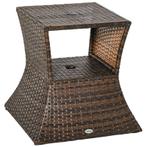 TRUUSK Tuintafel, Bijzettafel, Parasolstandaard, Tuinmeubele, Verzenden, Nieuw