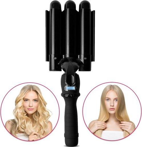 Cheveux Professionele Wafeltang 25mm – Krultang SCV12 PRO, Sieraden, Tassen en Uiterlijk, Uiterlijk | Haarverzorging, Zo goed als nieuw