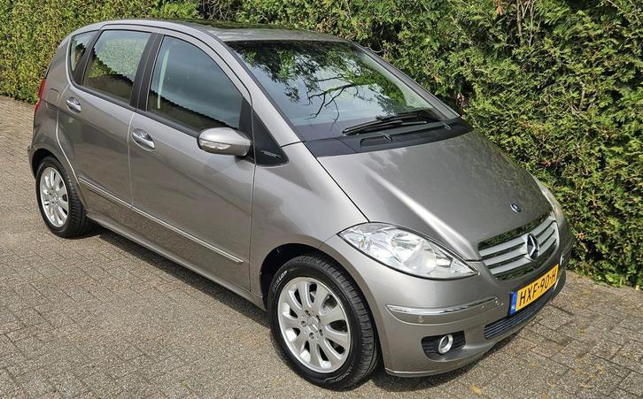 Mercedes A-Klasse A200 Elegance 2006 Grijs Airco 138000 km, Auto's, Mercedes-Benz, Dealer onderhouden, Onderhoudsboekje, Te koop