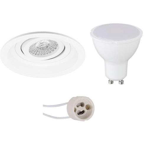 Voordeelset LED Spot Set - Pragmi Domy Pro - GU10 Fitting -, Huis en Inrichting, Lampen | Spots, Plafondspot of Wandspot, Nieuw