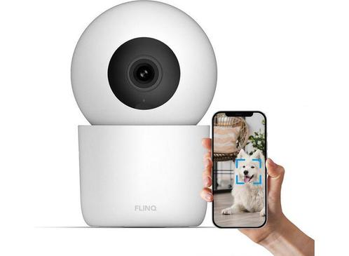 FlinQ Smart Huisdiercamera - Hondencamera met App, Audio, Tv en Foto, Videocamera's Digitaal, Nieuw, Verzenden