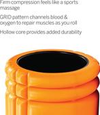 TriggerPoint The Grid Foam Roller 2.0 - Oranje - Massage, Sport en Fitness, Massageproducten, Ophalen of Verzenden, Zo goed als nieuw