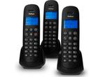 Profoon PDX-300 TRIPLE DECT telefoon triple, zwart -, Telecommunicatie, Vaste telefoons | Handsets en Draadloos, Verzenden, Zo goed als nieuw