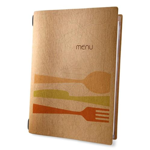 Menumap voor 4 menukaarten (A4)  - type: ECO-Fantasy, Zakelijke goederen, Horeca | Overige