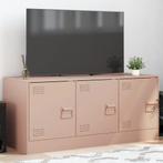vidaXL Tv-meubel 99x39x44 cm staal roze, Huis en Inrichting, Verzenden, Nieuw, Metaal