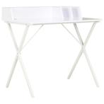 vidaXL Bureau 80x50x84 cm wit, Huis en Inrichting, Bureaus, Verzenden, Nieuw