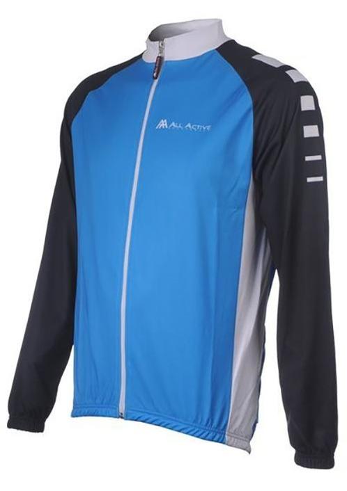All Active Sportswear Venezia Shirt LM Blue, Fietsen en Brommers, Fietsaccessoires | Fietskleding, Heren, Overige maten, Nieuw