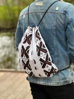 Afrikaanse print rugzak / Gymtas / Schooltas met rijgkoord -, Sieraden, Tassen en Uiterlijk, Tassen | Schooltassen, Ophalen of Verzenden