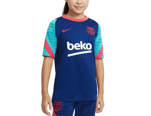 Nike - FCB Strike Short Sleeve Top - 128 - 140, Sport en Fitness, Voetbal