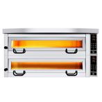 GGM Gastro | Elektrische pizzaoven Power - 9+9x 34cm - |, Onderbouw afzuigkap, Verzenden, Nieuw, Motor