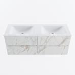 MONDIAZ VICA 130cm badmeubel onderkast Carrara 4 lades., Ophalen of Verzenden, Nieuw, Bad