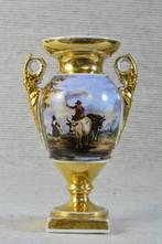 Vaas met dubbele oren  - Porselein - Parijs 19e eeuw., Antiek en Kunst
