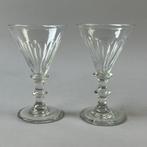 Wijnglas (2) - Antique Rummer Wineglasses - 19th century -, Antiek en Kunst