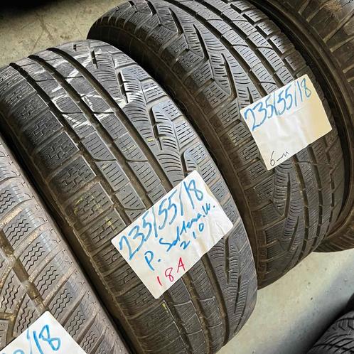 2 x Pirelli Winter 210 Snowsport 235-55-18 Winterbanden 6mm, Auto-onderdelen, Banden en Velgen, 18 inch, Winterbanden, 235 mm