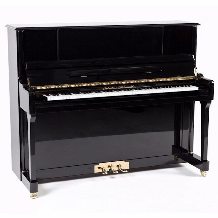 Sebastian Steinwald 123 PE messing piano, Muziek en Instrumenten, Piano's, Piano, Zwart
