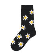HEMA Sokken met katoen madeliefjes zwart, Kleding | Dames, Leggings, Maillots en Panty's, Verzenden, Nieuw, Zwart