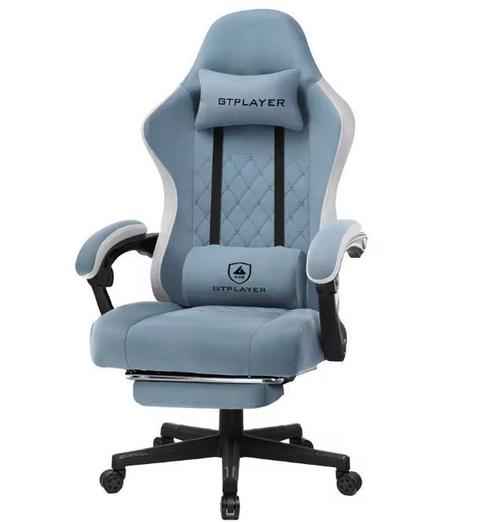 Ergonomische Gamingstoel met Voetsteun &amp; Zakvering, Huis en Inrichting, Bureaustoelen, Nieuw, Verzenden