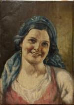 Scuola napoletana (XIX) - Ritratto di Popolana