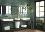 Wandtegel Cifre Cerámica Opal Emerald Groen Glans 7,5x30, Doe-het-zelf en Verbouw, Tegels, Nieuw, 20 tot 40 cm, 10 m² of meer