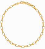Gouden Cable Link Armband 14K, Sieraden, Tassen en Uiterlijk, Verzenden, Nieuw, Goud, Goud