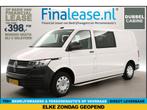 Volkswagen Transporter 2.0 TDI L2H1 DC 6-Zits Carplay Cruise, Auto's, Volkswagen, Wit, Nieuw, Startonderbreker