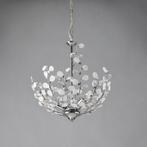 Hanglamp Ampthill met kunstkristallen 3xE14 chroomkleurig lu, Huis en Inrichting, Lampen | Kroonluchters, Nieuw, Verzenden