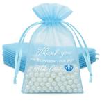 Fako Bijoux - Organza Zakjes Met Print - Thank You For, Verzenden, Nieuw