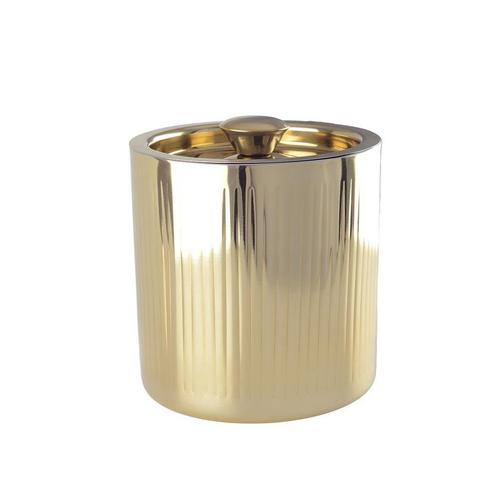 Gouden ijsemmer met geribbeld patroon, Huis en Inrichting, Woonaccessoires | Overige, Nieuw, Verzenden