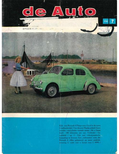 1960 DE AUTO MAGAZINE 07 NEDERLANDS, Boeken, Auto's | Folders en Tijdschriften