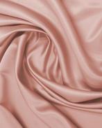 Satijn Crêpe Doubleface Roze, Nieuw, Roze