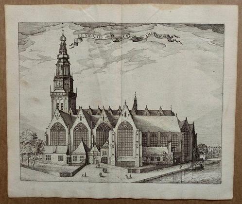 Nederland - Amsterdam, Oude Kerk; L. Guicciardini / W.J., Boeken, Atlassen en Landkaarten