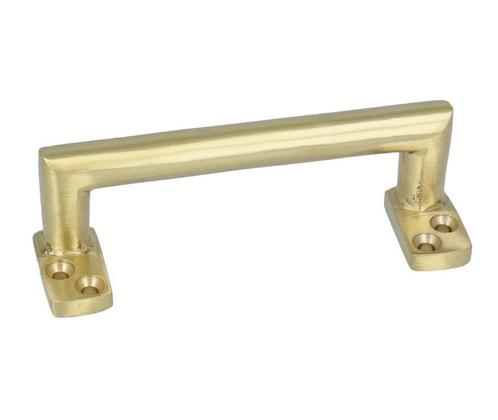 Handgreep recht 107 mm messing mat goud, Doe-het-zelf en Verbouw, Hang- en Sluitwerk, Verzenden