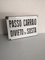 Emaille bord - Spoorwegstations - Italië - jaren 1940 -