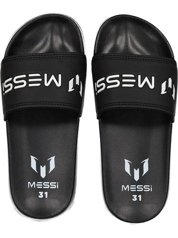 SALE -30% | Messi Slippers zwart | OP=OP