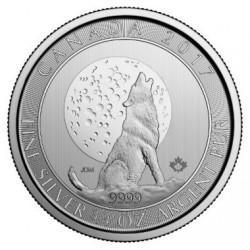 Canada Silver Wolf Moon 0.75 oz 2017, Postzegels en Munten, Munten | Amerika, Noord-Amerika, Losse munt, Zilver, Verzenden
