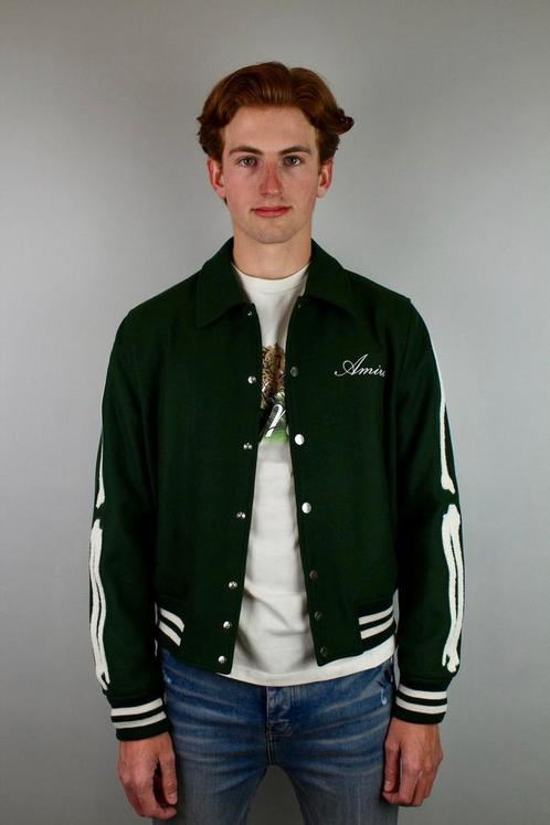 Amiri Bones Jas (Regenwoud Groen) - Diverse maten, Kleding | Heren, Jassen | Winter, Ophalen of Verzenden