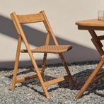 *WOONWINKEL* Kave Home Dandara Tuin Klapstoel Acacia Hout Be, Tuin en Terras, Tuinsets en Loungesets, Verzenden, Nieuw