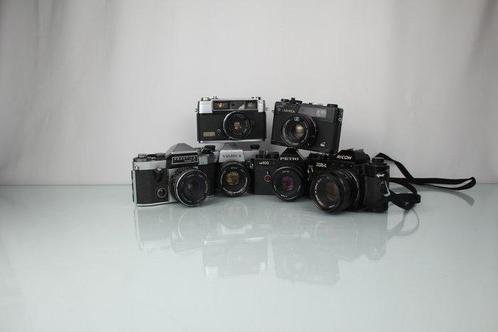 Petri, Praktica, Ricoh, Yashica Multiple Digitale camera, Audio, Tv en Foto, Fotocamera's Analoog