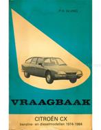 1974 - 1984 CITROËN CX BENZINE | DIESEL VRAAGBAAK, Auto diversen, Handleidingen en Instructieboekjes