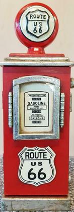 Sleutelkasten van hout diverse soorten benzinepomp Route 66, Nieuw, Ophalen of Verzenden